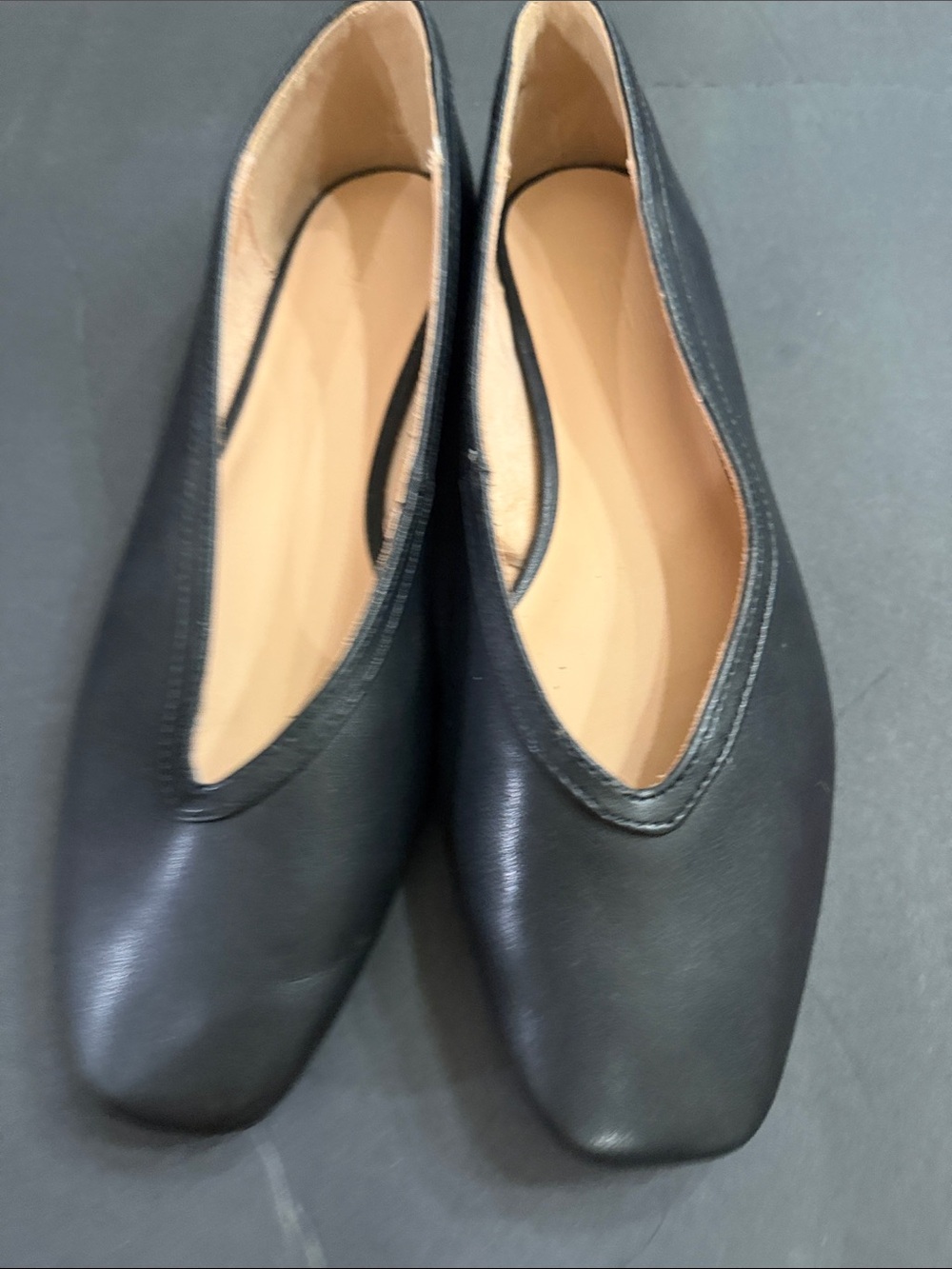 LOFT High Vamp Flats Black